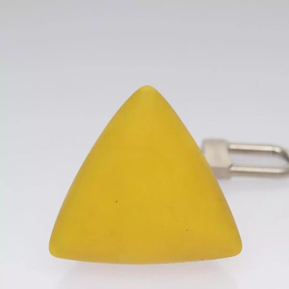 LOUIS VUITTON Charm metal Yellow LV Auth - Picture 14 of 16
